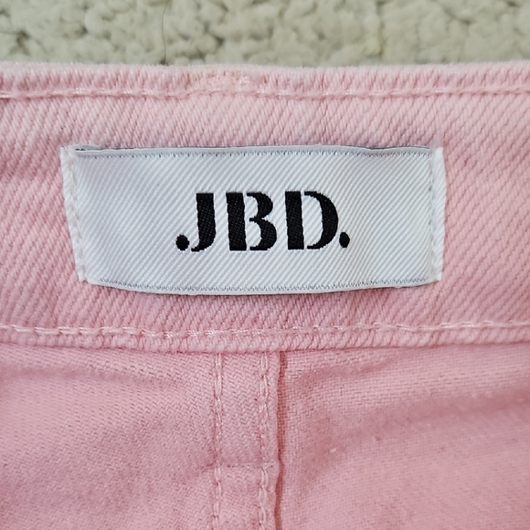 Just Black Denim JBD High Rise Pink Utility Jeans Size 26 - Picture 4 of 7